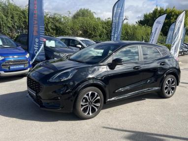 Voir le détail de l'offre de cette FORD Puma 1.0 Flexifuel 125ch S&S mHEV ST-Line de 2023 en vente à partir de 222.18 €  / mois