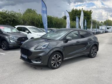 Voir le détail de l'offre de cette FORD Puma 1.0 Flexifuel 125ch S&S mHEV ST-Line de 2024 en vente à partir de 239.44 €  / mois