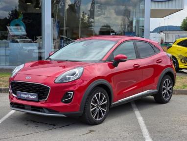 Voir le détail de l'offre de cette FORD Puma 1.0 Flexifuel 125ch S&S mHEV Titanium de 2023 en vente à partir de 206.52 €  / mois