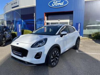 Voir le détail de l'offre de cette FORD Puma 1.0 Flexifuel 125ch S&S mHEV Titanium de 2024 en vente à partir de 224.47 €  / mois