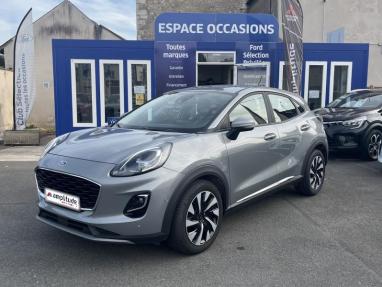 Voir le détail de l'offre de cette FORD Puma 1.0 Flexifuel 125ch S&S mHEV Titanium de 2024 en vente à partir de 203.87 €  / mois