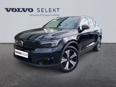 Voir le détail de l'offre de cette VOLVO XC40 Recharge Twin 408ch Ultimate AWD EDT de 2022 en vente à partir de 373.63 €  / mois